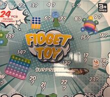 Vánoční adventní kalendář Fidget Toy