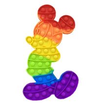 Antistresová hračka POP IT Mickey Mouse, duhový