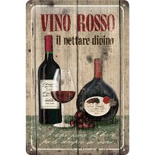 Nostalgic Art Plechová cedule-Vino Rosso