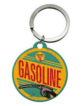 Nostalgic Art Retro klíčenka kulatá-Gasoline